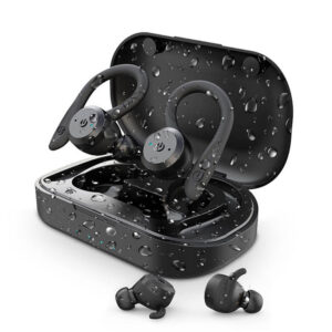 Cyboris IPX7 Waterproof Wireless Bluetooth 5.3 Earphones with Magnetic Connection
